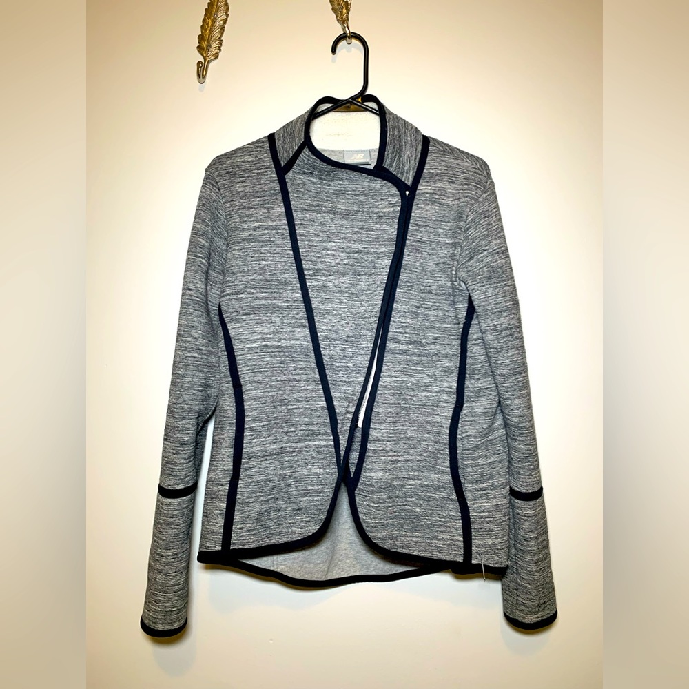 New Balance asymmetrical zip jacket size S